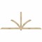 Ekena Millwork Redmond Rough Sawn Timber Gable Bracket, Douglas Fir, 108"W x 45"H x 2"D x 4"F, 10/12 Pitch GBW108X45X0204RED00RDF - alternate 1
